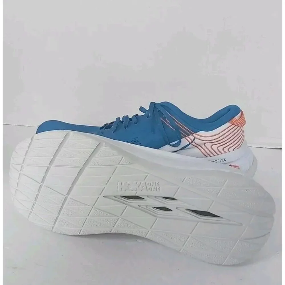 HOKA Running Shoes‎ Athletic Sneakers Blue Coral Performance Training Cushioned